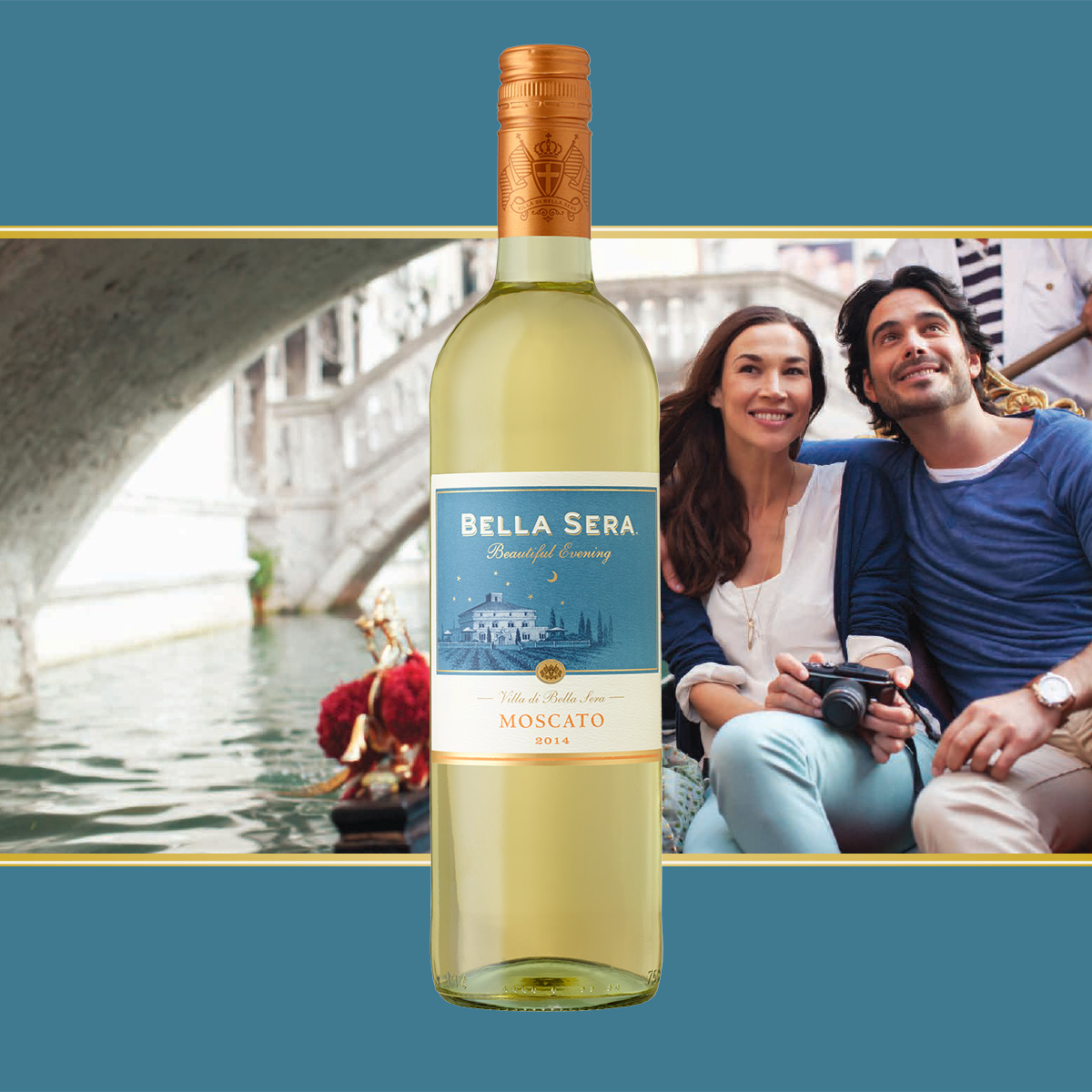Bella Sera Moscato Italian White Wine